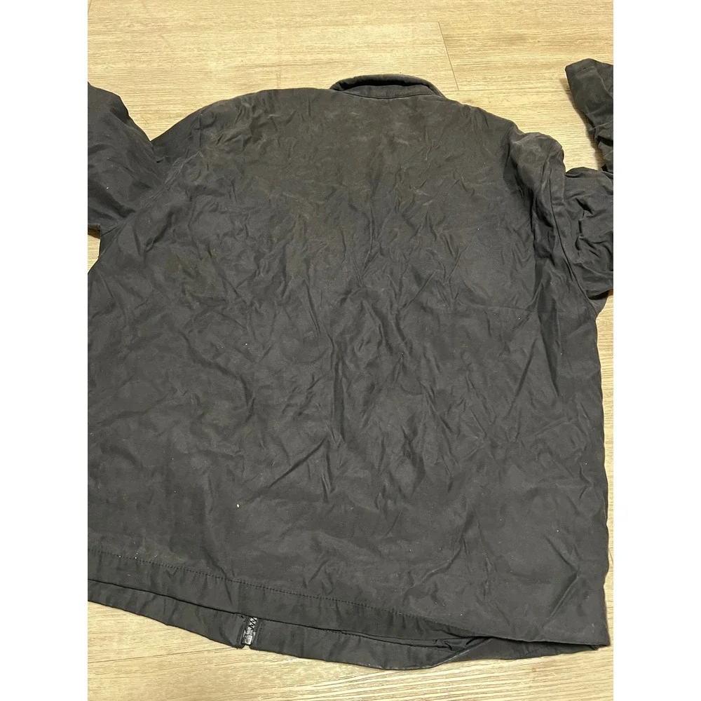 Calvin Klein Mens Work Style Jacket Bomber Black Size XL Full Zip‎